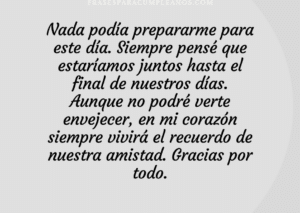 38 sentidas frases para despedir a un amigo que ha fallecido