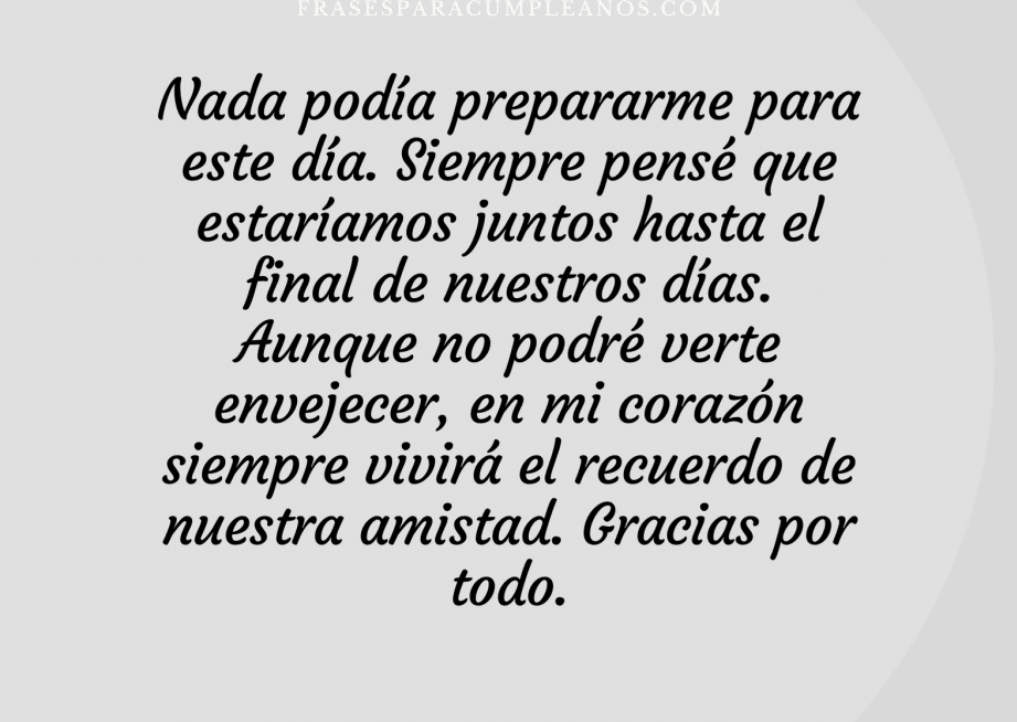 38 sentidas frases para despedir a un amigo que ha fallecido